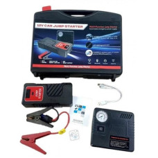Автомобільний пусковий пристрій для акумулятора JUMP STARTER + Компрессор