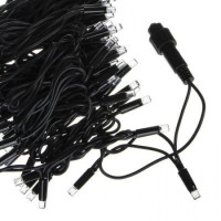 Гірлянда-нитка (String-Lights) 100L 3.3 Line M-2 Multicolor  зовнішня+з'єдн. (пров.: чорний; 10м)