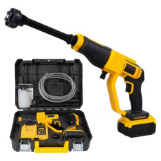 Аккумуляторная портативная мойка высокого давления KRAFFTEC 48V YELLOW