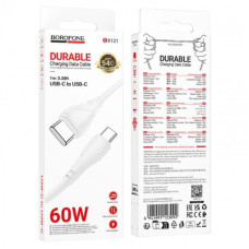 Кабель Borofone BX121 Type-C/Type-C  60W 1м